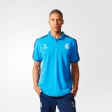 S91z4297 - Adidas Real Madrid UCL Polo Shirt Blue - Men - Clothing